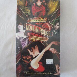 New / Factory Sealed VHS Tape: Moulin Rouge, 2001